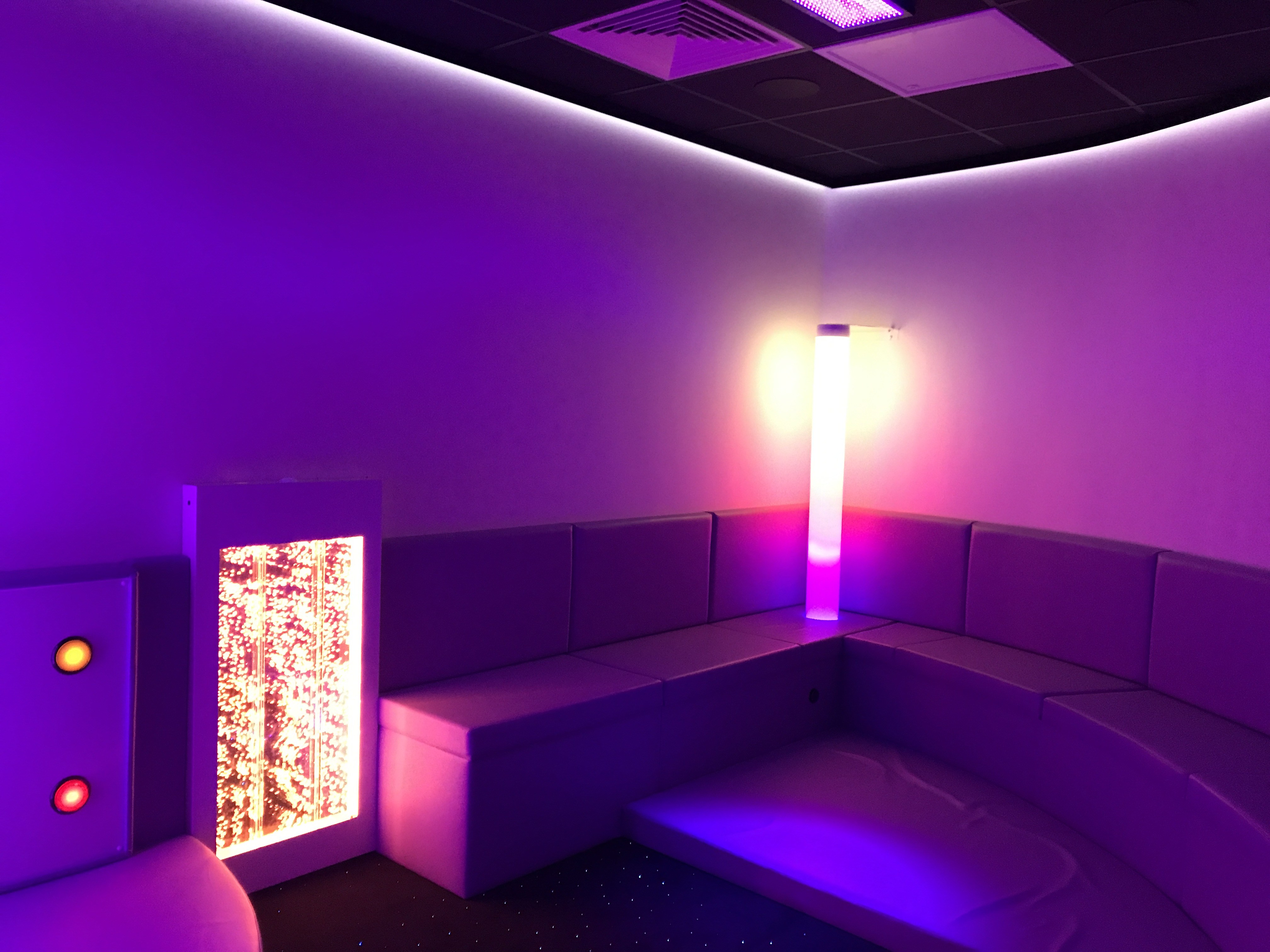 Osborne Technologies' Aurora sensory and immersive rooms, plus Wizefloor interactive projection system